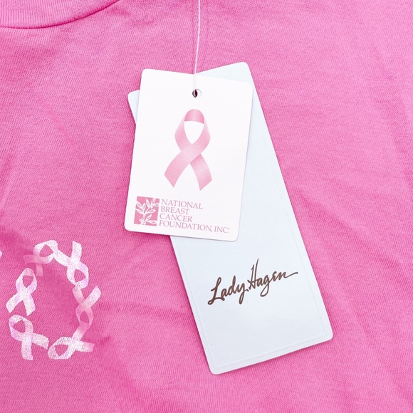 Lady Hagen HERO Pink Ribbon Collection Breast Cancer Awareness Tee Size Large - Picture 6 of 10